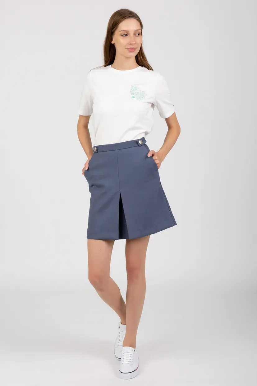 Юбка GOLD BUTTON SHORT SKIRT 4