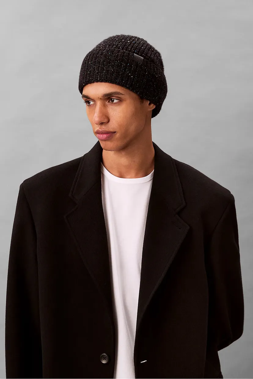 Шапка TWEED WOOL BLEND BEANIE 4