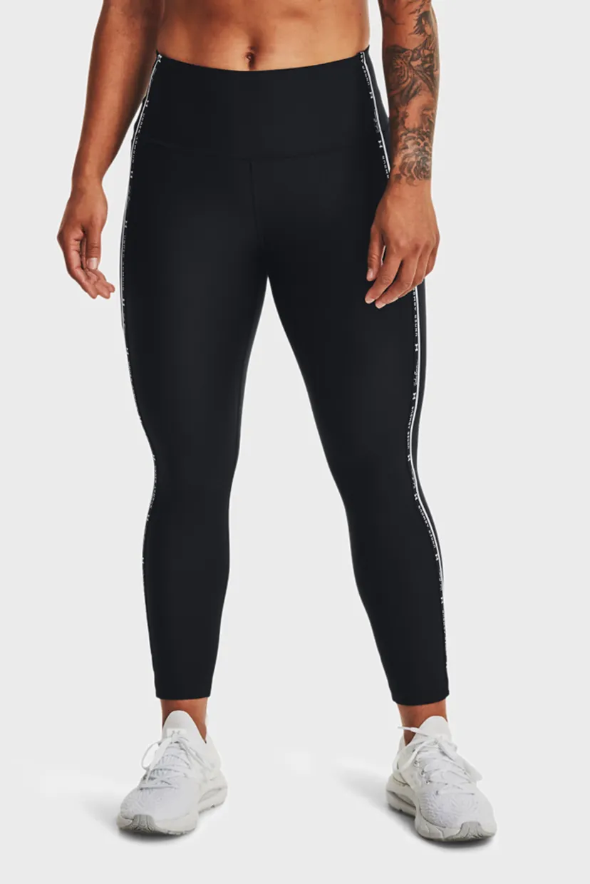 Женские черные тайтсы Armour Taped Ankle Leg 7