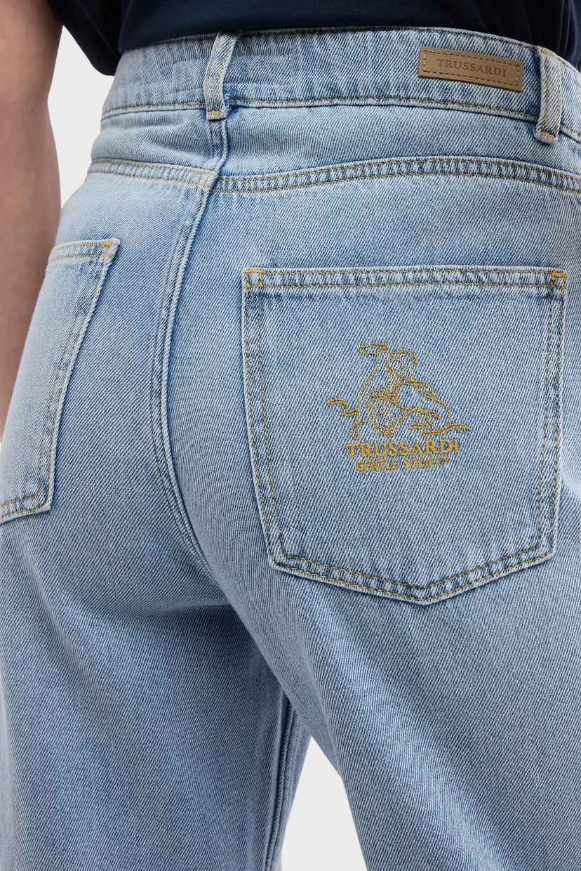 Джинсы WJ191D91 5 POCKET 191 BOYFRIEND - BLUE SUPER STONE WASH DENIM 4