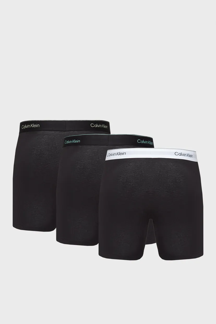 Мужские черные боксеры (3 шт) BOXER BRIEF 7