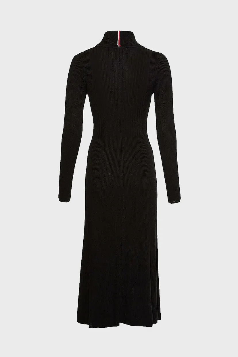 Көйлек LYOCELL SILK RIB ROLL-NK DRESS 6