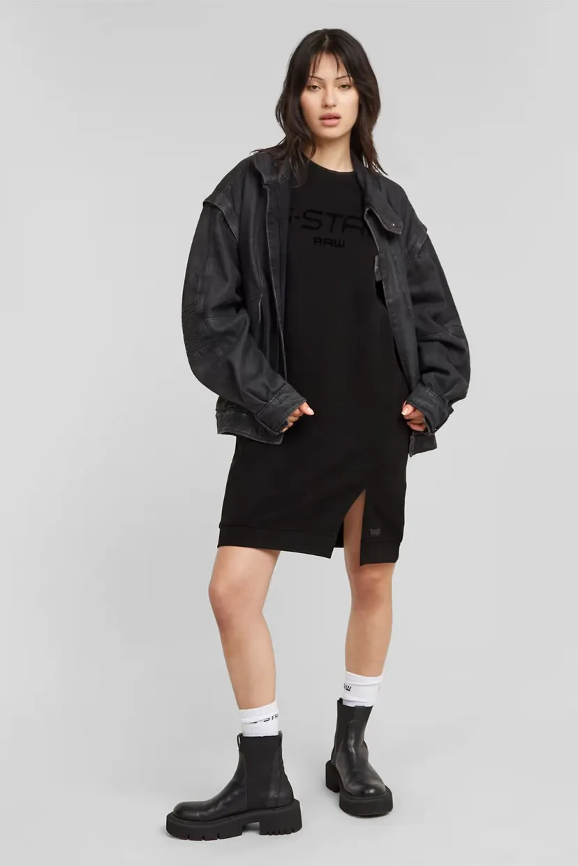 Платье Flock print sw dress wmn 2