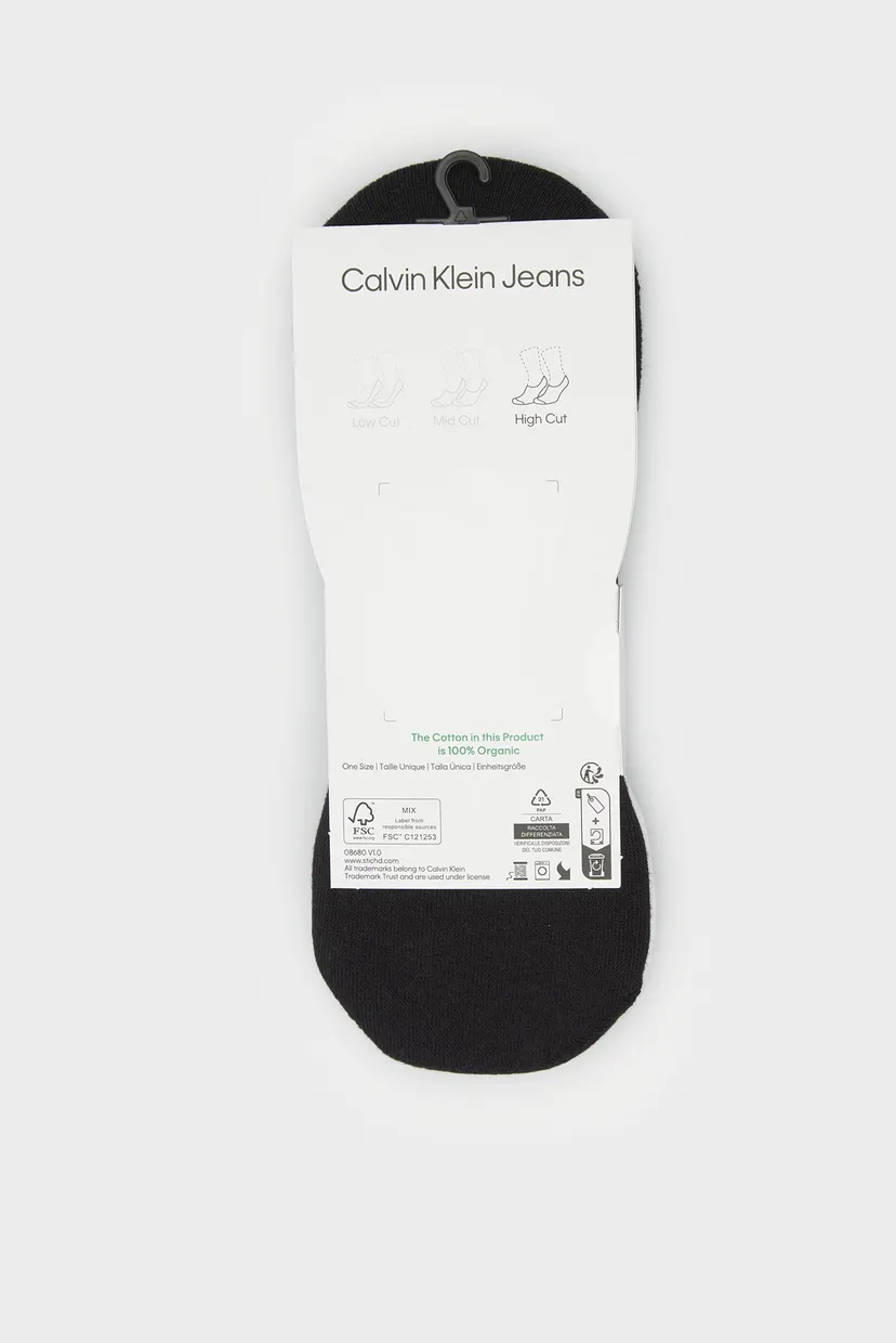 Следы CKJ MEN FOOTIE HIGH CUT 2P LOGO 4