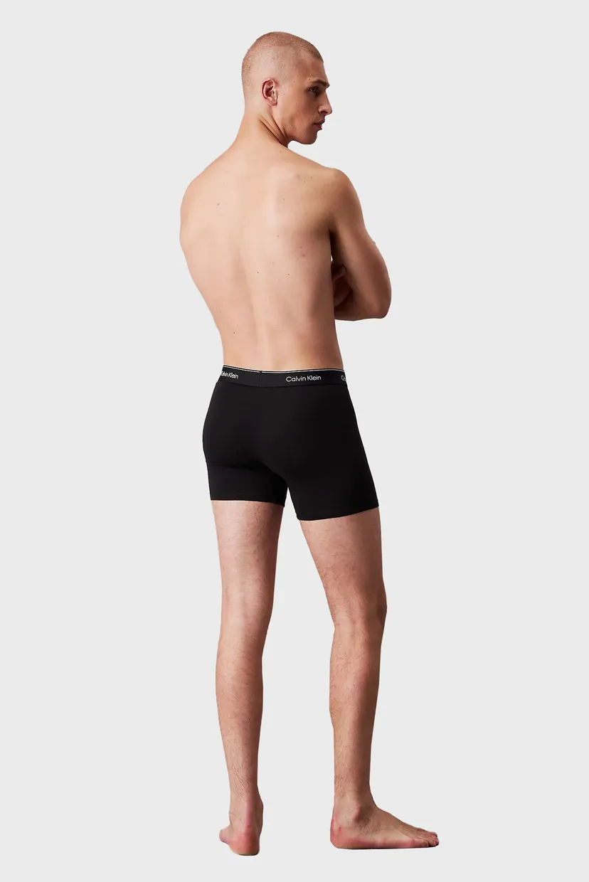 Мужские черные боксеры (3 шт) BOXER BRIEF 3