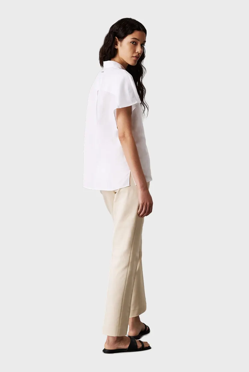 Женские бежевые брюки COTTON STRETCH SLIM 3