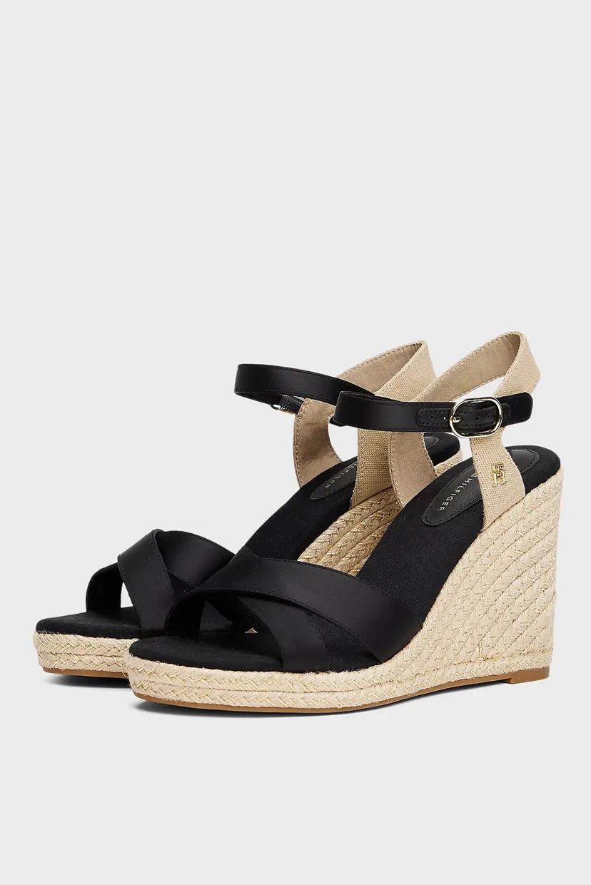 Босоножки SATIN HIGH WEDGE ESPADRILLE 3