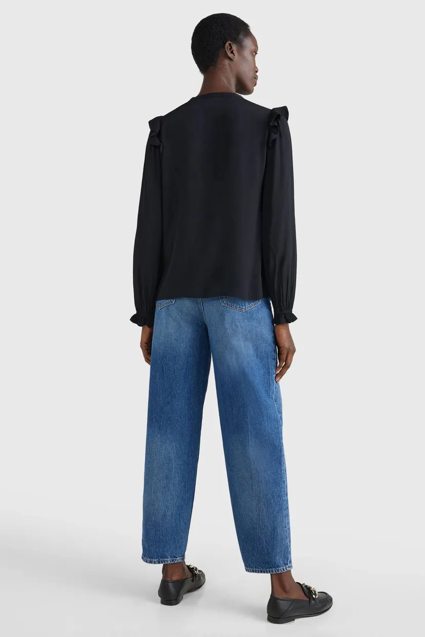 Блузка MOSS CREPE SOLID BLOUSE LS 3