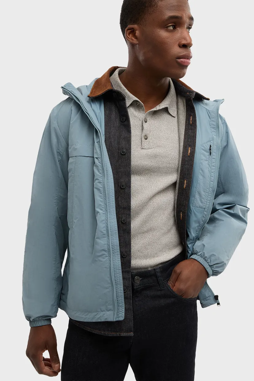 Худи MO706N02 WINDBREAKER HOODED - CRINKLE NYLON 4