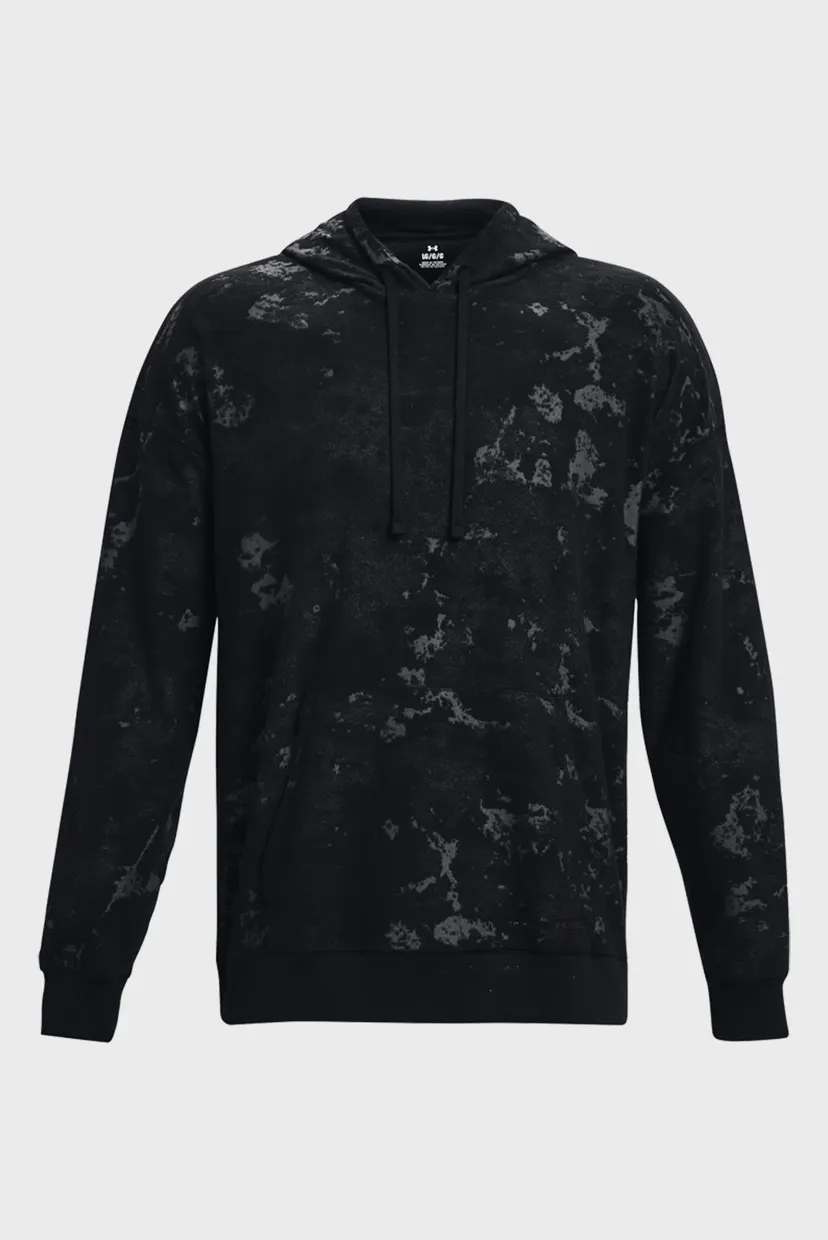 Мужское черное худи UA Journey Terry Hoodie 10
