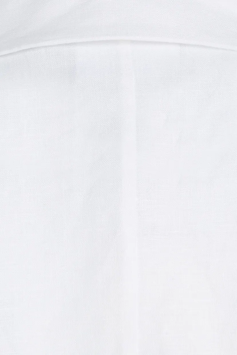 Платье LINEN SHORTSLEEVE  MINI DRESS 4