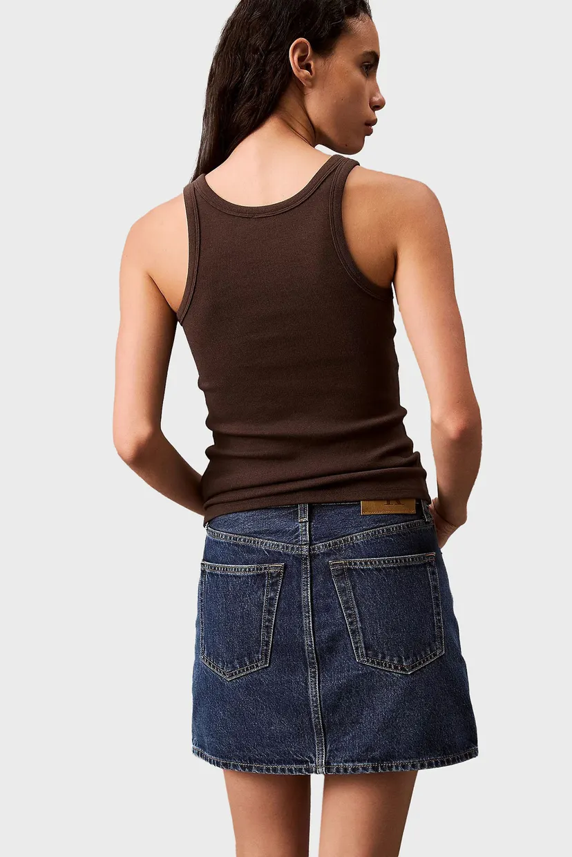 Женская темно-синяя джинсовая юбка HERO HIGH RISE MINI SKIRT 3
