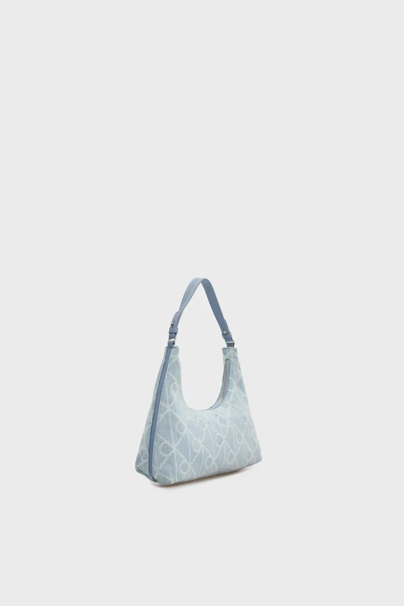 Сумка EMBLEM AOP DENIM SHOULDER BAG 3