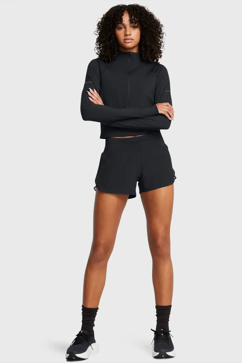 Женские черные шорты UA Launch Pro 3'' Shorts 3