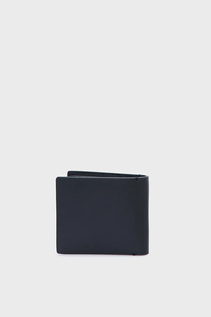 Мужской черный кожаный кошелек MONOGRAM SOFT BIFOLD W COIN 4