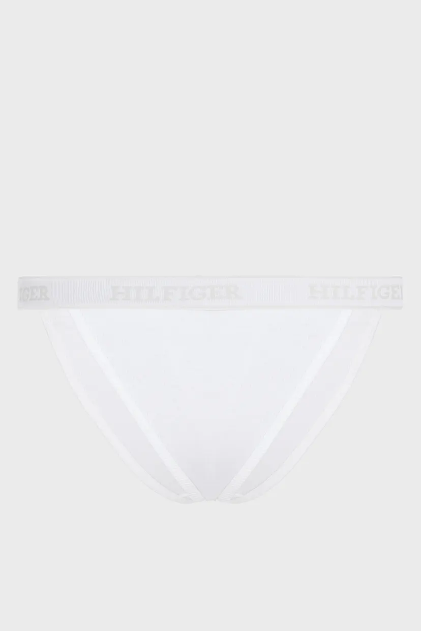Женские белые трусики TANGA BIKINI (EXT. SIZES) 5