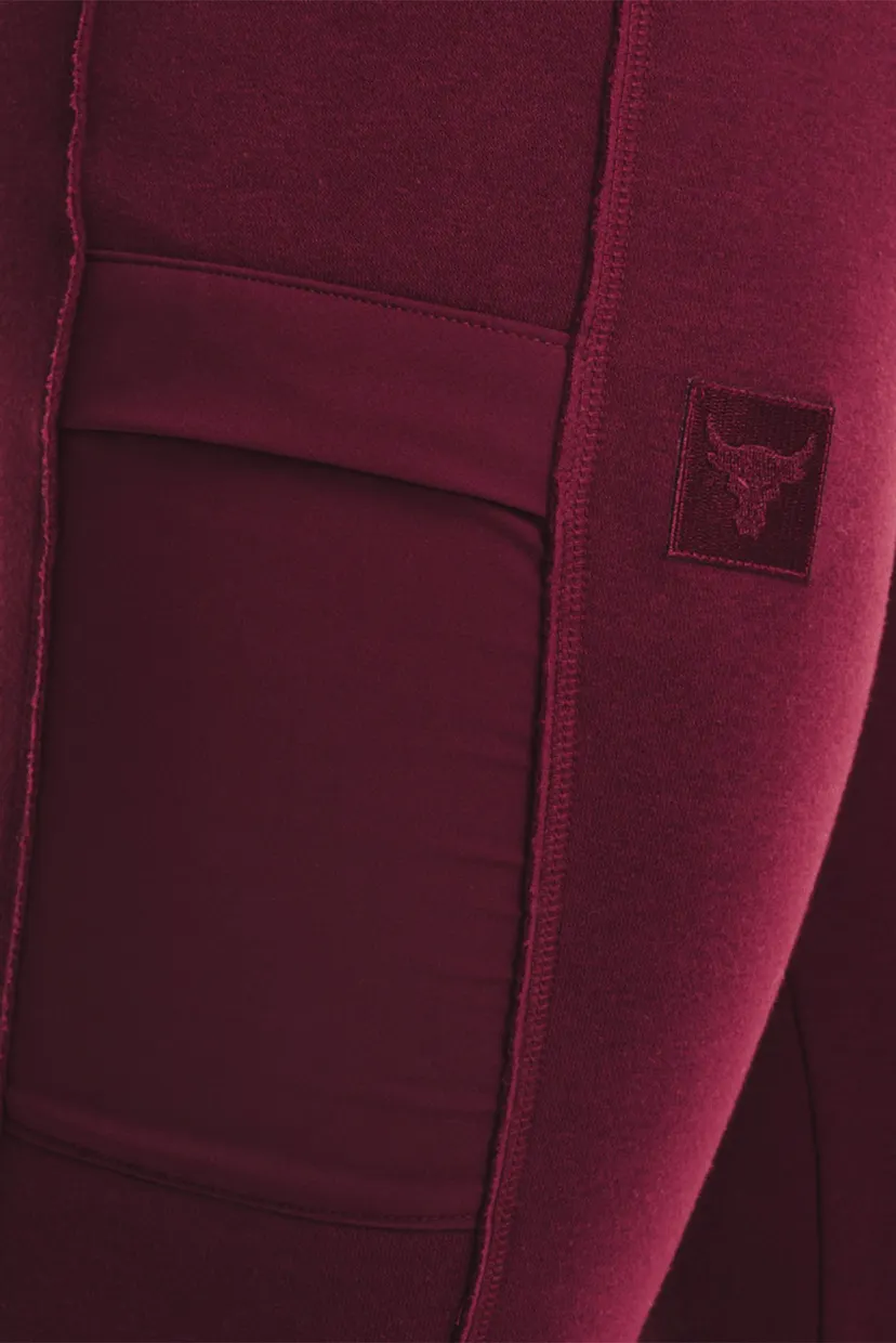 Женские бордовые спортивные брюки UA Prjct Rock Fleece Pant 12
