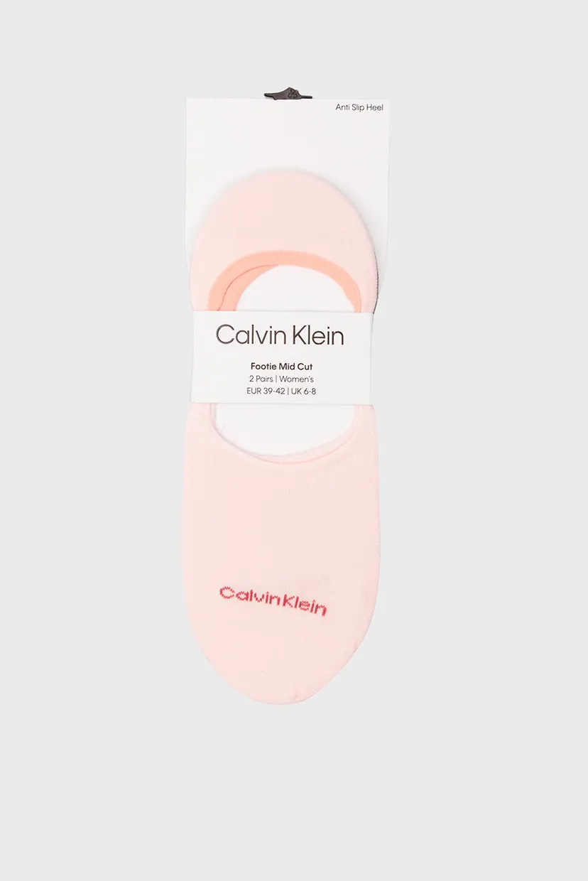 Следы CK WOMEN FOOTIE MID CUT 2P 4