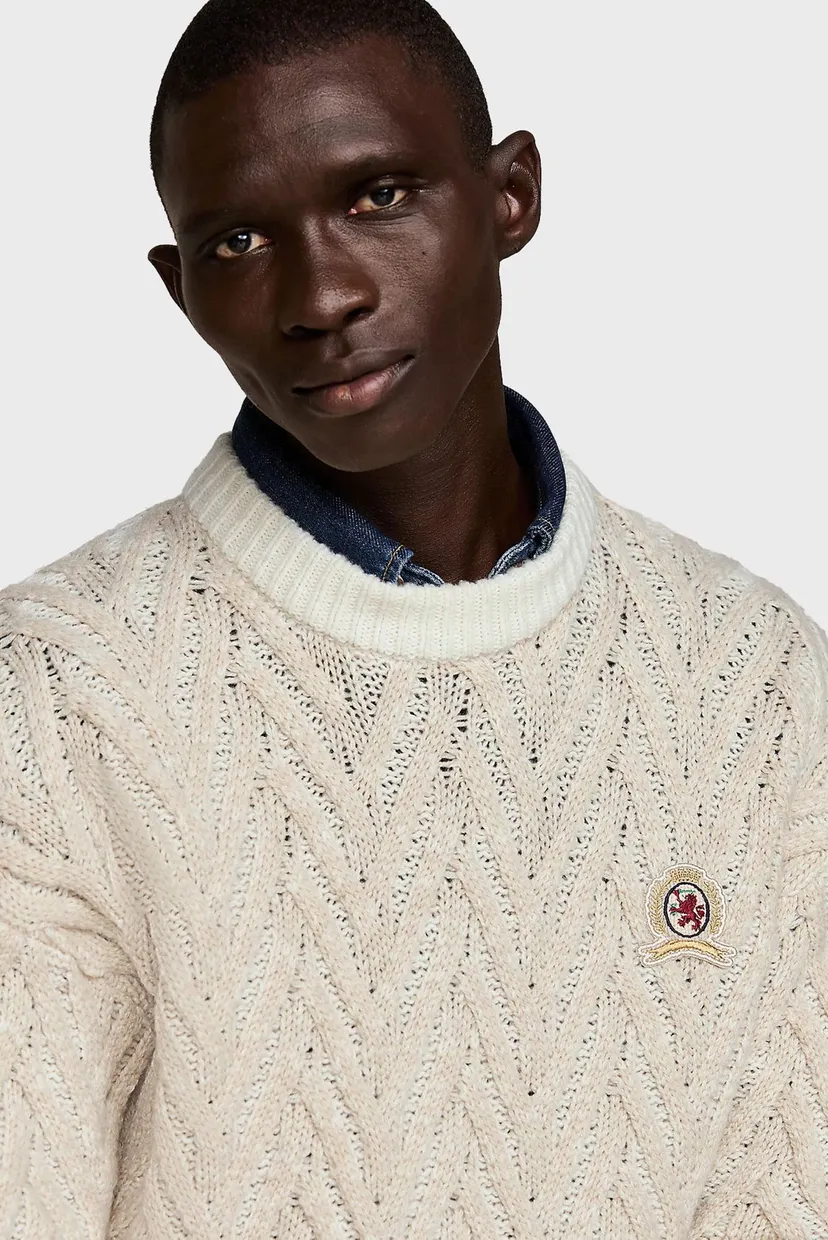 Свитер THC HERRINGBONE SWEATER 4