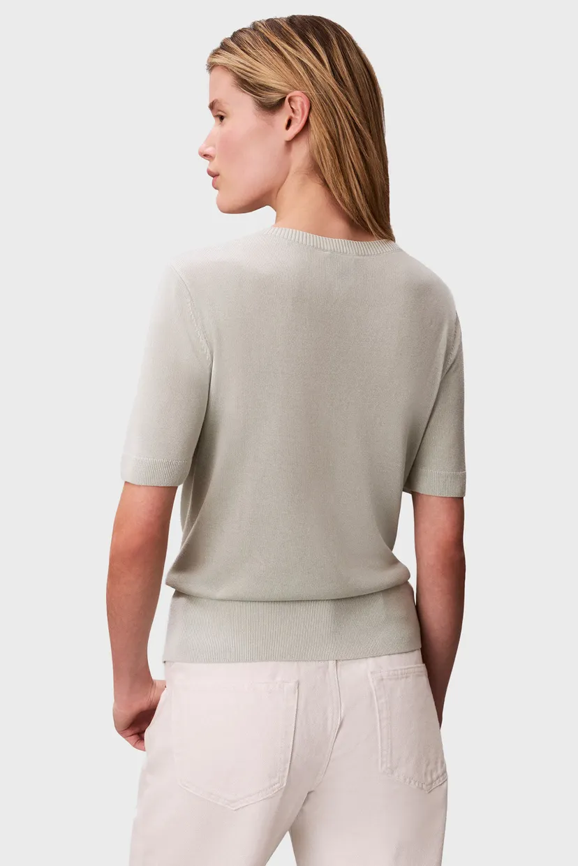 Топ FINE GAUGE VISCOSE VNECK TEE 4