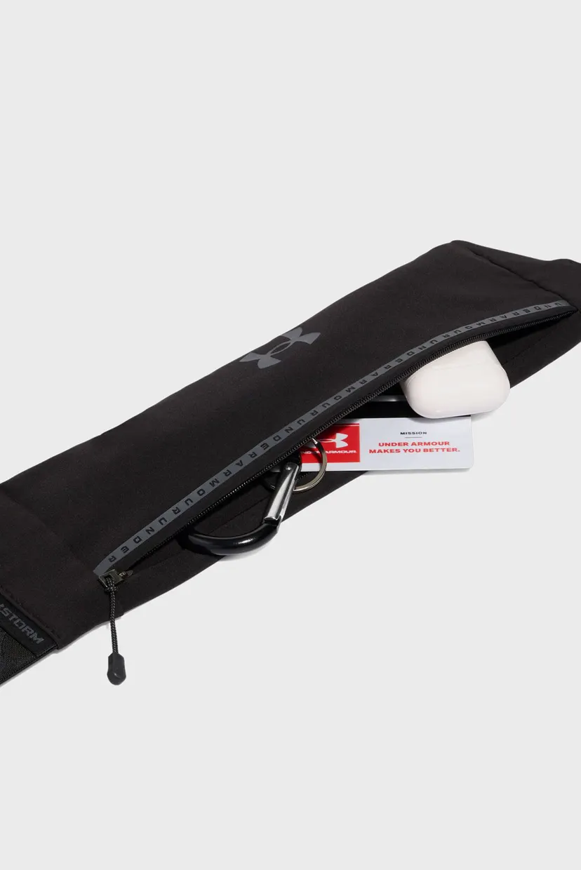 Черная поясная сумка UA Velociti Run Belt 3