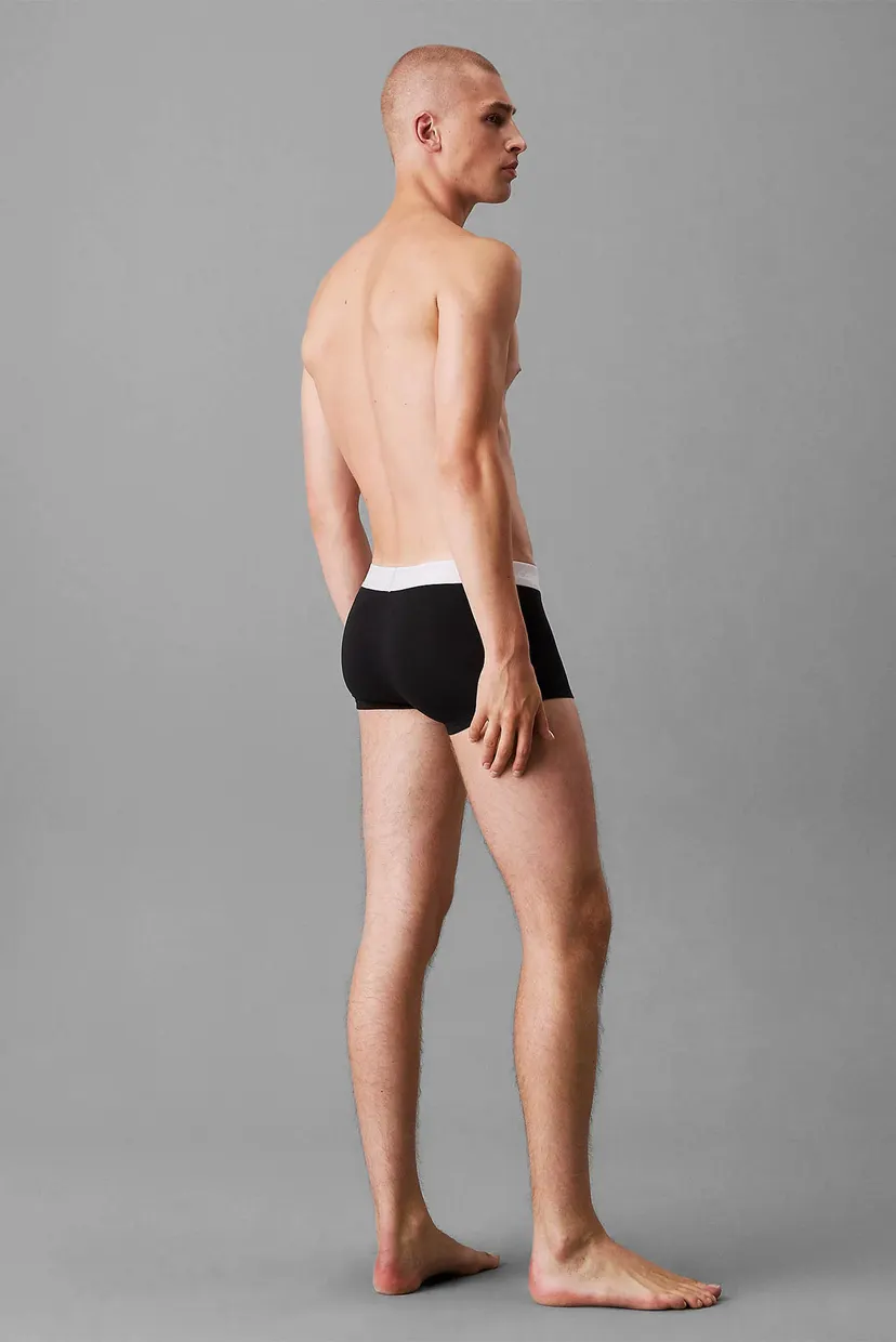 Мужские черные боксеры (3 шт) LOW RISE TRUNK 3