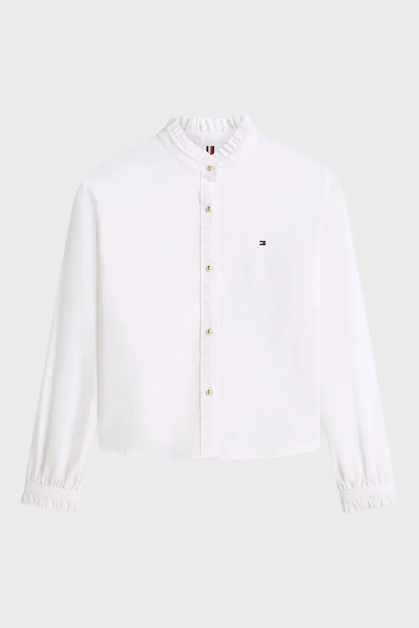 Рубашка OXFORD CROP RUFFLE LS SHIRT 5