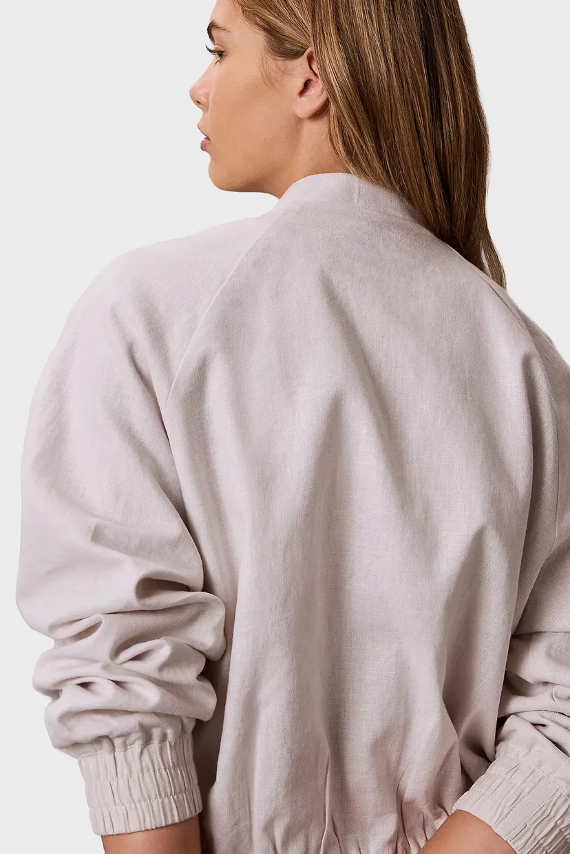 Бомбер LINEN BOMBER JACKET 6