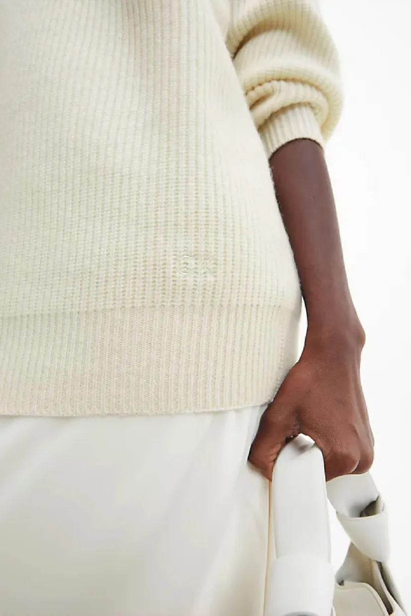 Свитер RECYCLED WOOL CUT OUT SWEATER LS 4