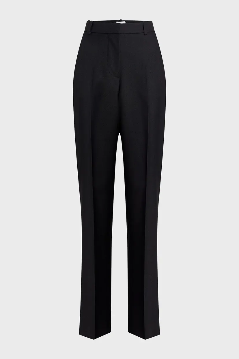 Женские черные брюки ESSENTIAL SLIM STRAIGHT PANT 5