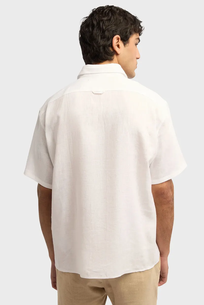 Рубашка с коротким рукавом MS109T19 SHORT SLEEVES SHIRT - LINEN 3
