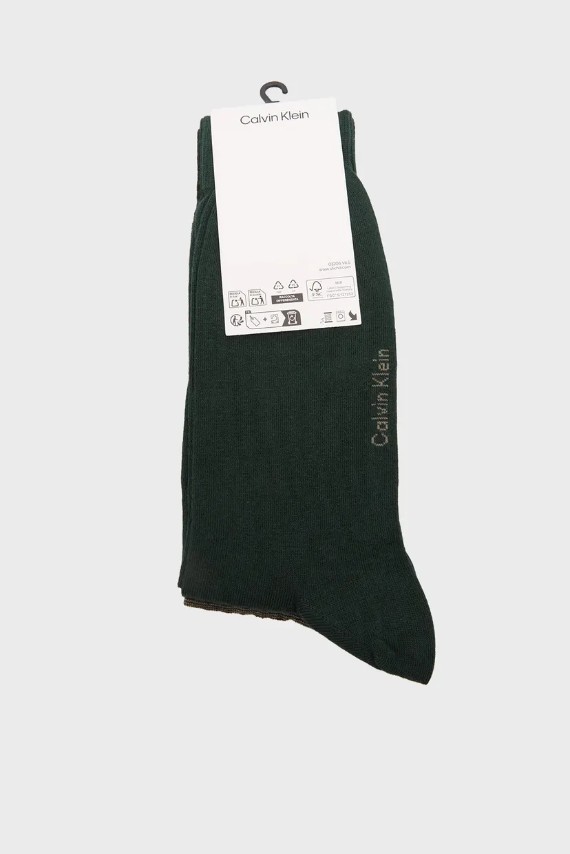 Носки CK MEN SOCK 2P MELANGE GRID 3