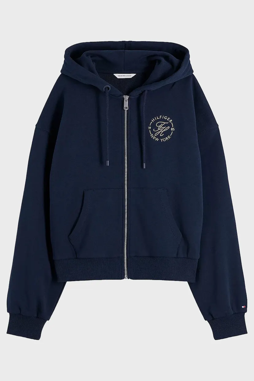 Реглан/TH ROUNDAL ZIP-UP HOODIE 5