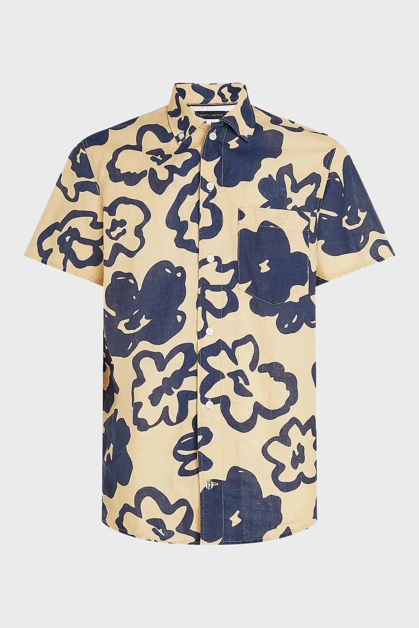 Қысқа жеңді жейде BIG FLORAL PRINT RF SHIRT S S 10