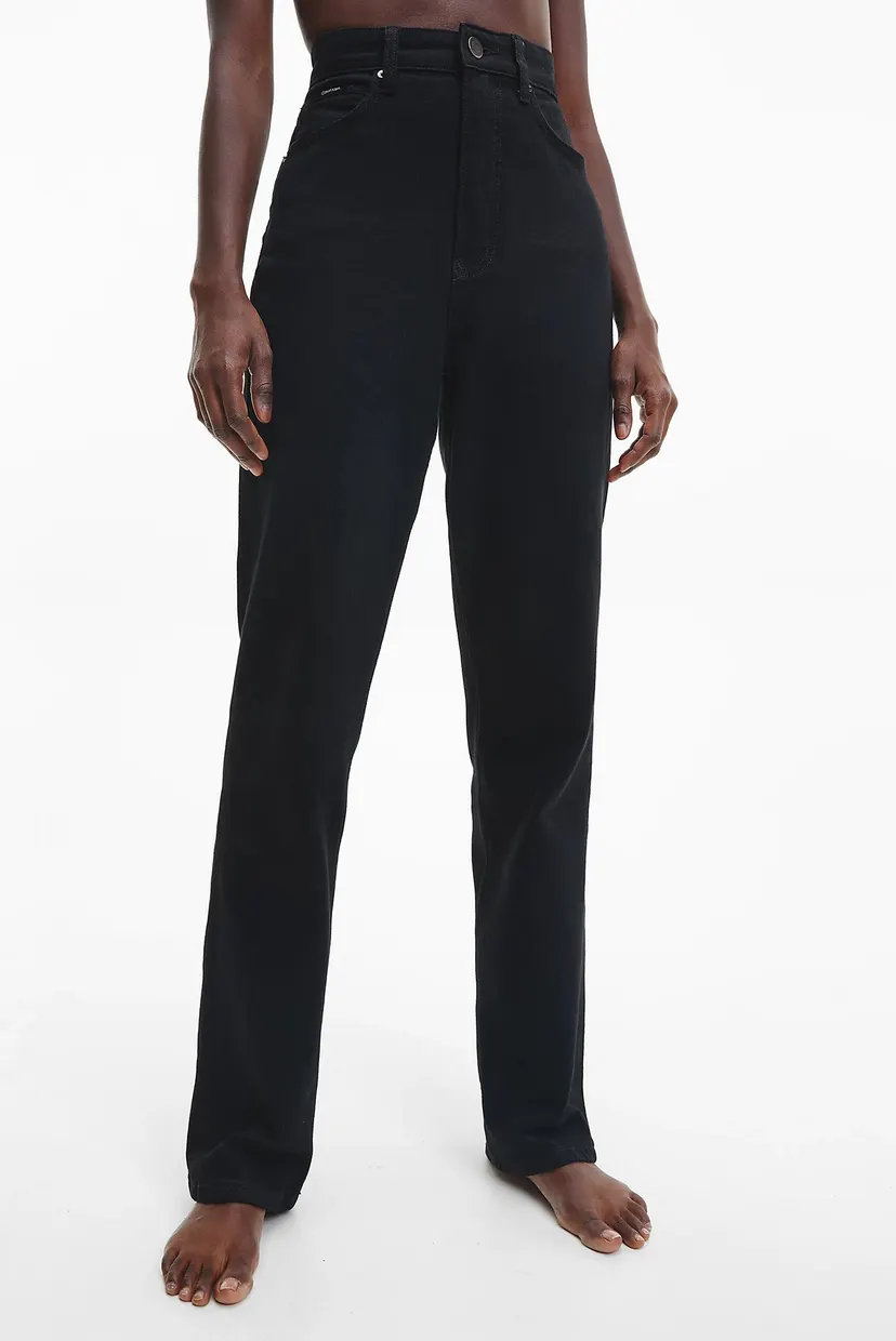 Джинсы HIGH RISE STRAIGHT -  SOFT BLACK 7