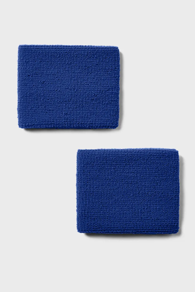 Мужские синие напульсники UA Performance Wristbands 4