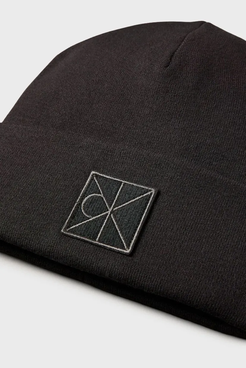 Шапка EMBLEM PATCH FINE RIB BEANIE 3