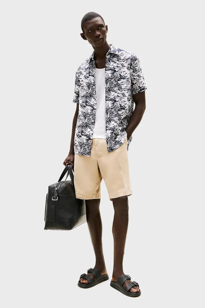 Рубашка с коротким рукавом LINEN VACATION PRT SS RF SHIRT 3