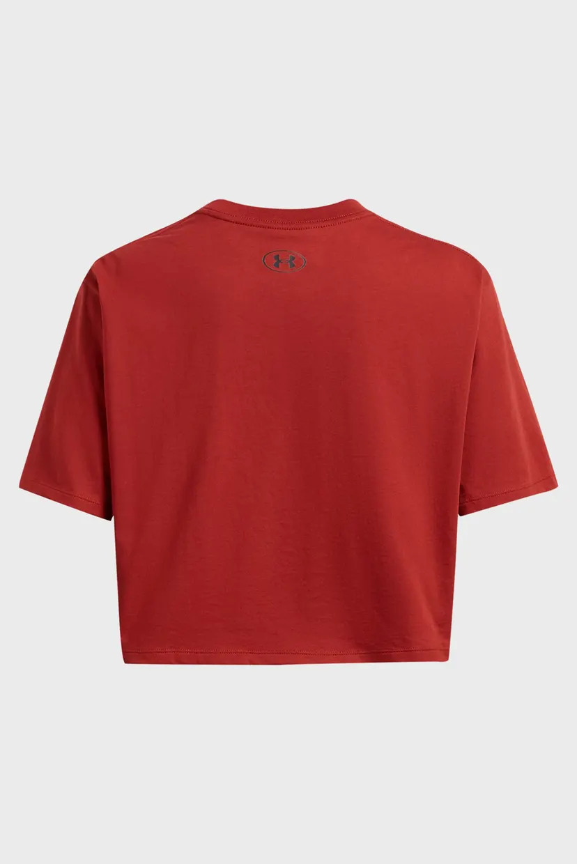 Футболка UA W BOXY CROP LOGO SS 4