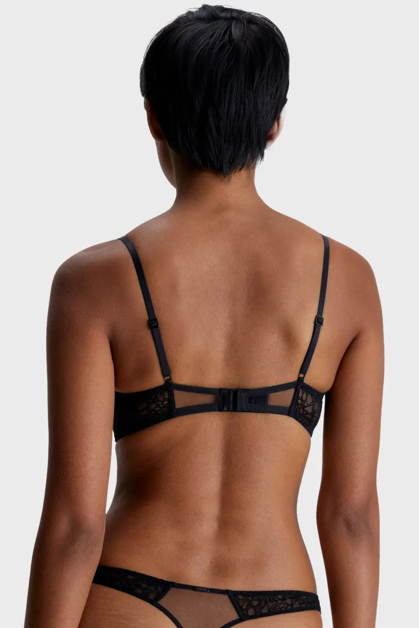 Женский черный бюстгальтер UNLINED BALCONETTE 11