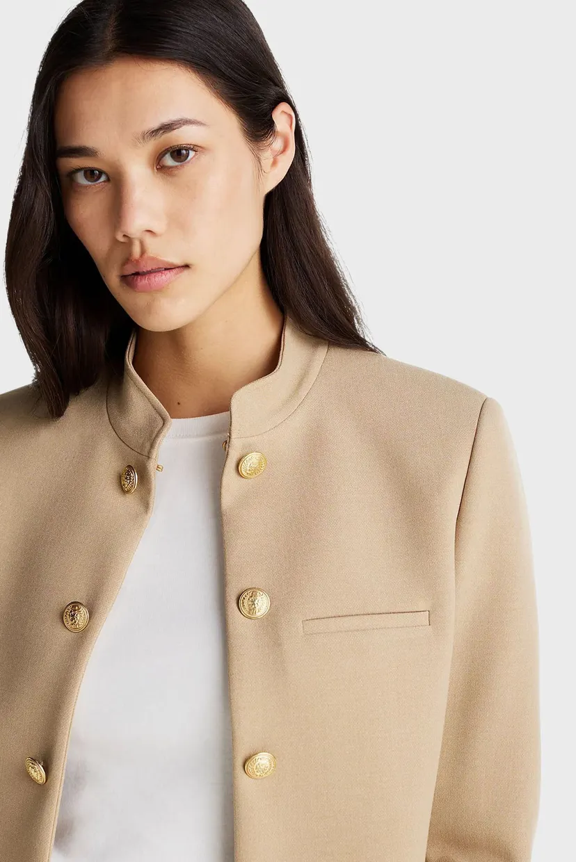 Женский бежевый жакет PUNTO SHORT SB BLAZER JACKET 4