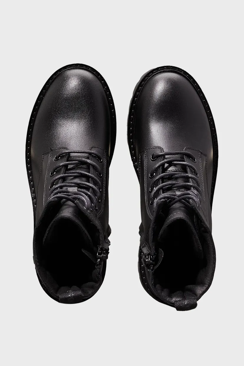 Ботинки COMBAT BOOT MID ZIP LTH IN CALF 5