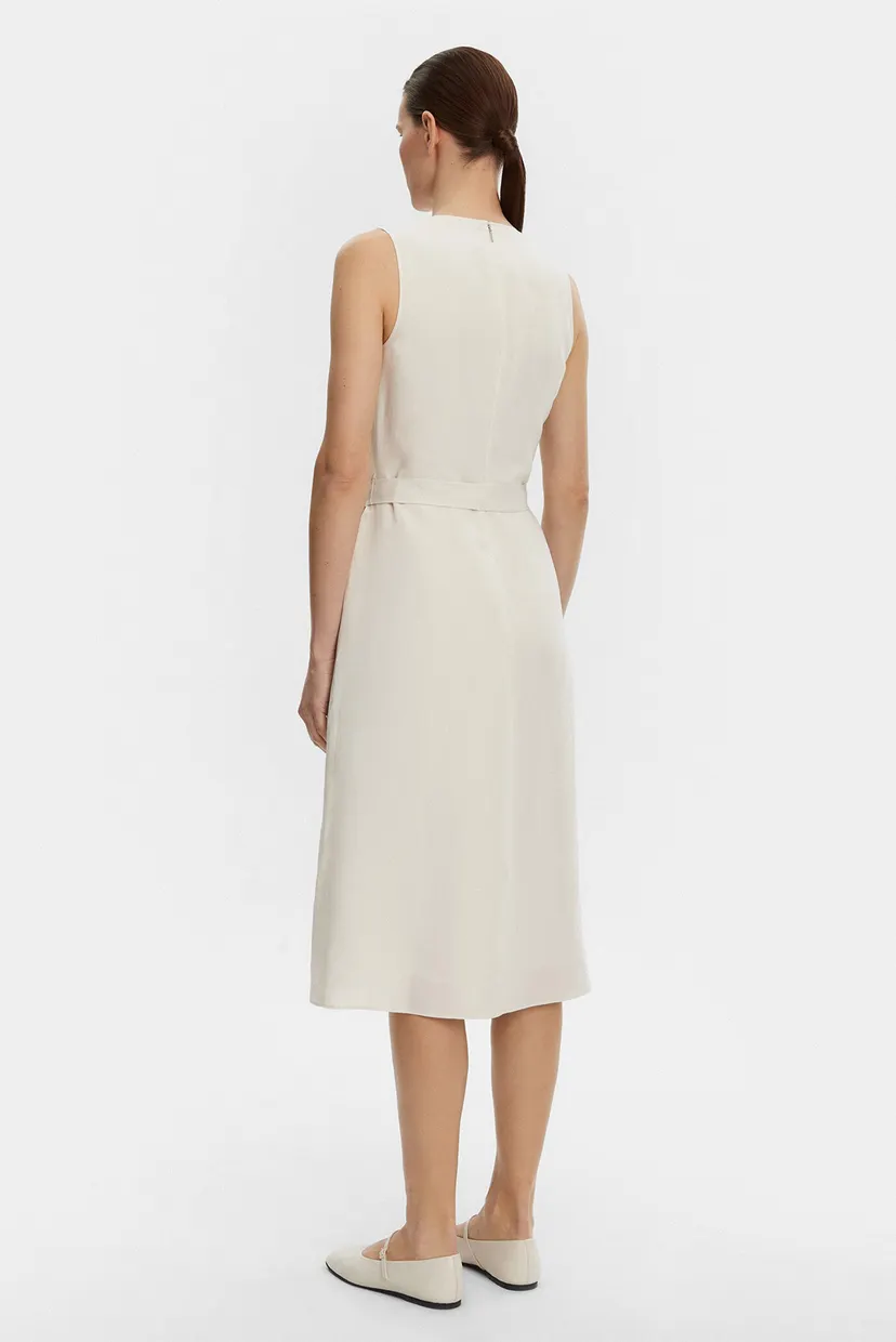 Женское серое платье NS V NECK 4