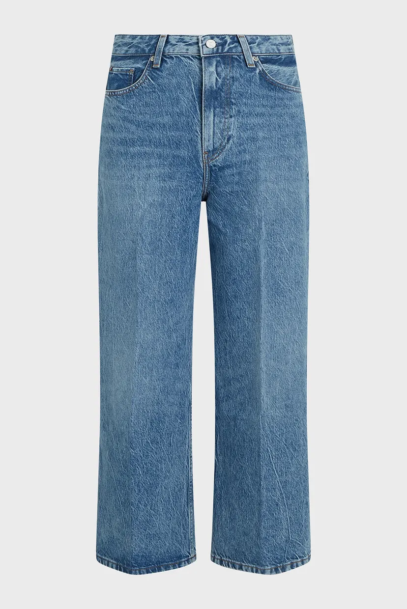 Женские синие джинсы WIDE LEG 6