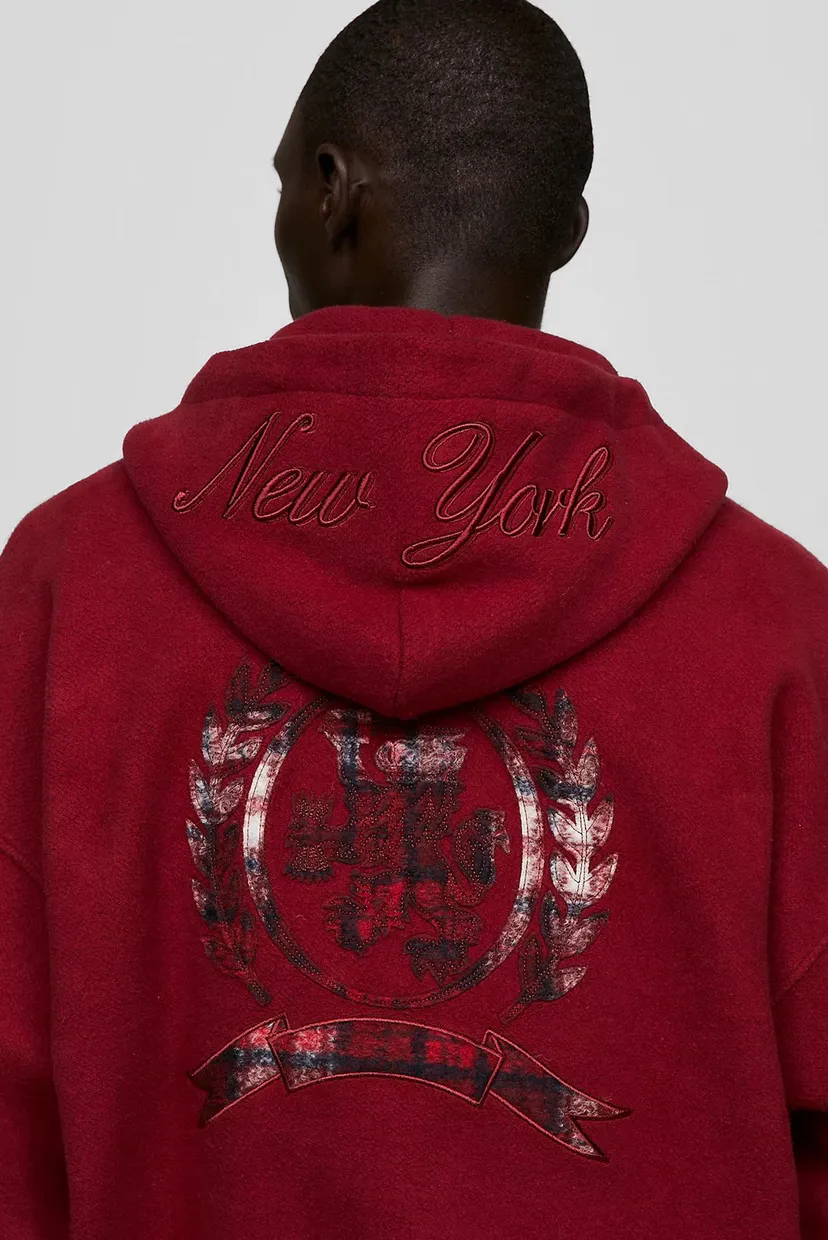 Худи THC TARTAN OVERSIZED HOODIE 5