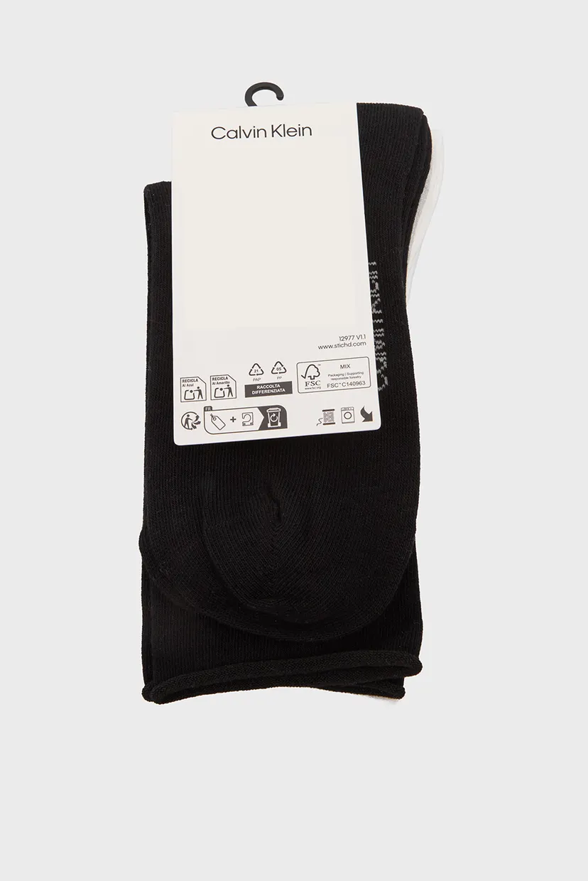Носки CK WOMEN SOCK 3P ROLLTOP 3