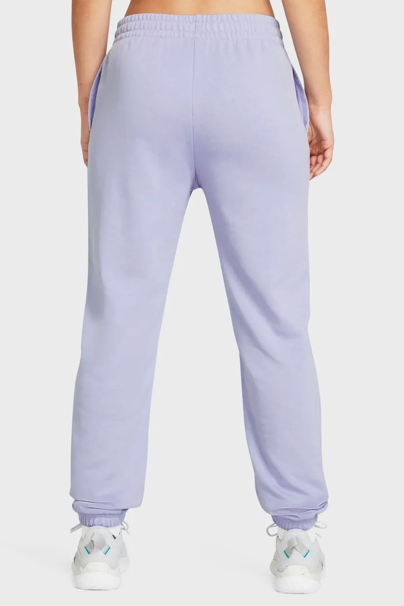 Женские сиреневые спортивные брюки UA Rival Terry Jogger 3