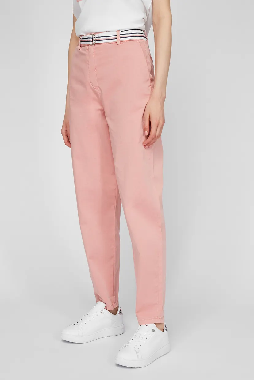 Женские розовые брюки CO MODERN TAPERED CHINO 3