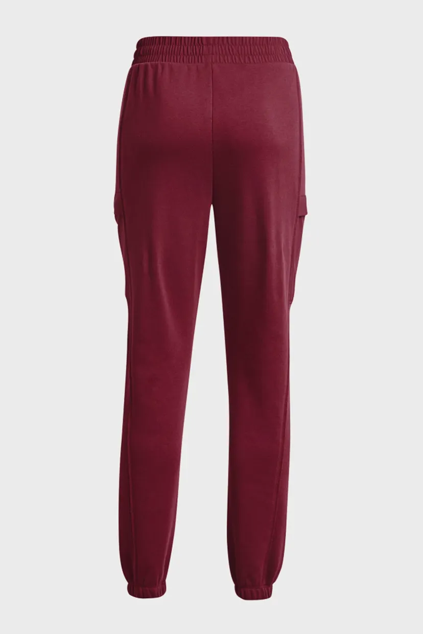 Женские бордовые спортивные брюки UA Prjct Rock Fleece Pant 6