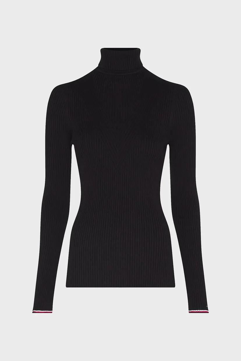 Гольф/TH WARM RIB ROLL-NK SWEATER LS 4